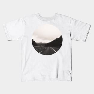 Black and White Aesthetic Kids T-Shirt